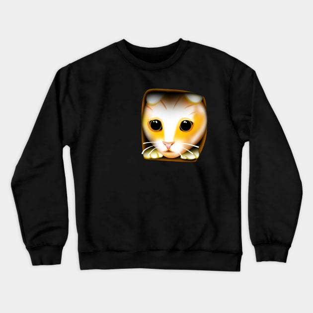 Catto in box, i still fit Crewneck Sweatshirt by AdishPr